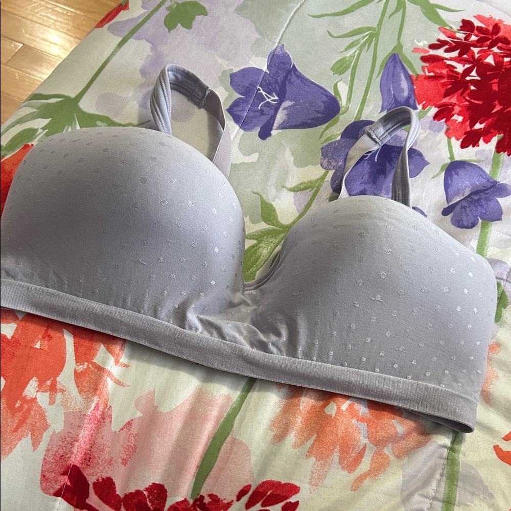 Bali Light Gray Dotted Bra